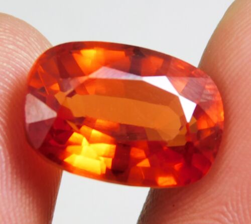 Colore Ravishing Certificato 11,70Ct! Pietra preziosa opale di fuoco messicano rosso/arancio naturale - Foto 4 di 8