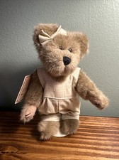 Boyd's Bear 1990-2000 with Stand Wearing Green Check Jumper C9-187