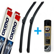 2x Scheibenwischer OXIMO AERO Vorne für BMW X5 E53 Bj. 1999-2006 +Reiniger