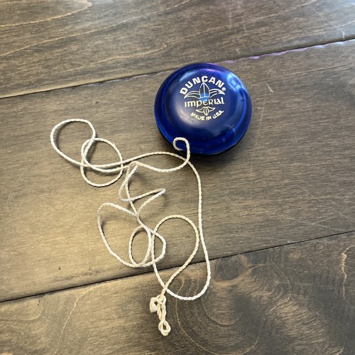 Vintage Duncan Imperial Yo-Yo / Made in USA Blue 😁 Cool Retro - Imagen 4 de 4