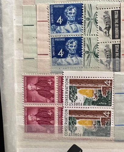 US, 1957-1958 Complete Plate Blocks Sets Scott #1086-#1123 Mint Never Hinged VF - Picture 7 of 7