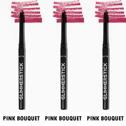NEW Avon Glimmersticks Retractable Lip Liner / PINK BOUQUET / SET OF 3 - Picture 4 of 11