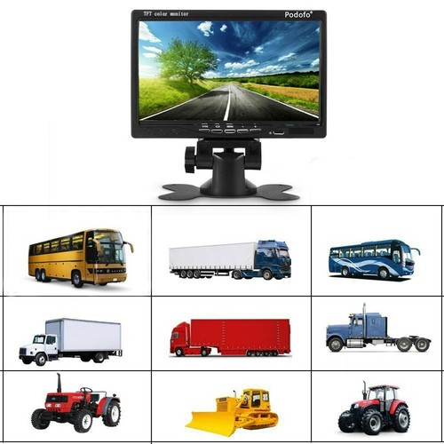7" Wireless Backup Rear View Camera Night Vision System Monitor For RV Truck Bus - Picture 13 of 35