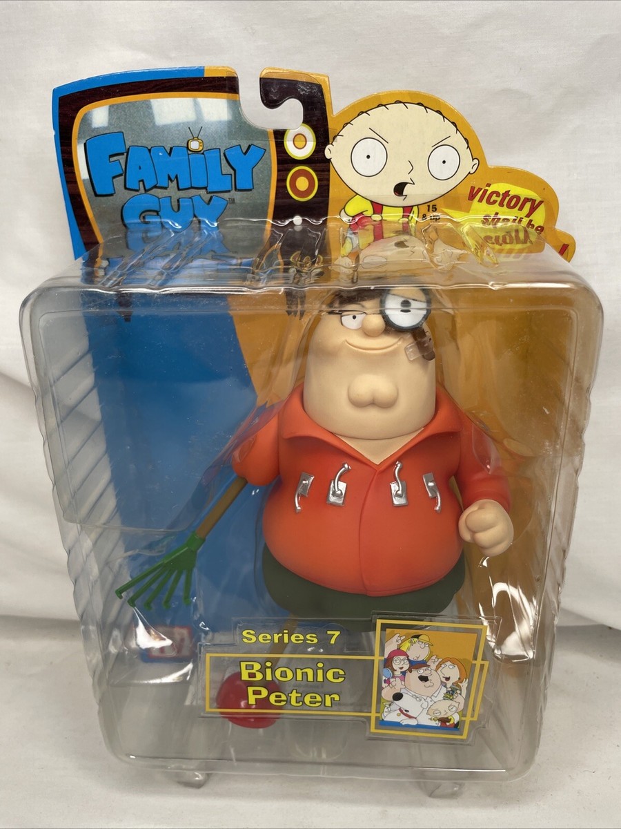 Family Guy Bionic Peter Griffin Action Figure Series 7 Mezco
