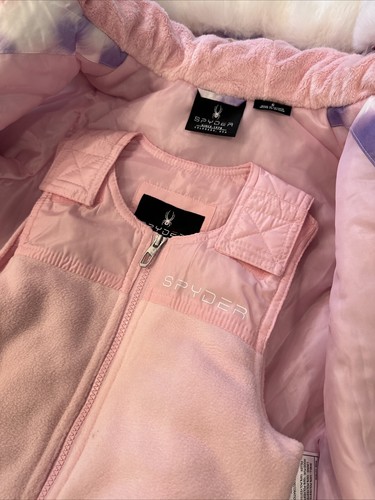 Spyder Girls Insulated 2 Piece Heavyweight Bib Snowsuit Size 6 NWT - Picture 6 of 6