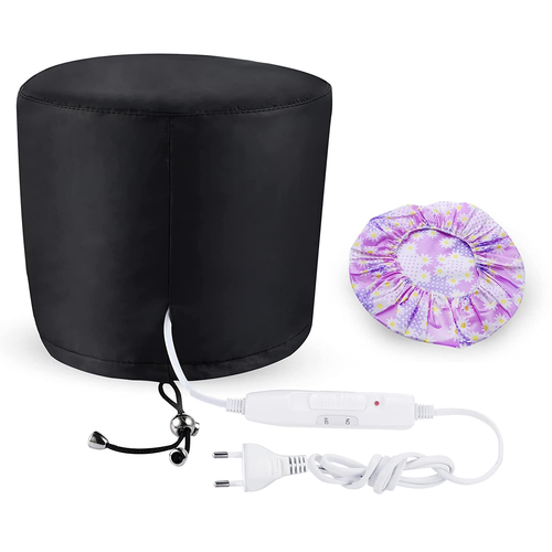 Heat Cap Hair Deep Conditioning - Heating Thermal Steamer Cap Electric Hot Treat - Picture 12 of 12