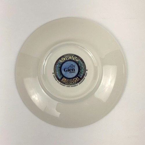 Juego de 3 tazas de té y platillos planos Gien France Savane estampado de leopardo selva disponibles - Imagen 5 de 15