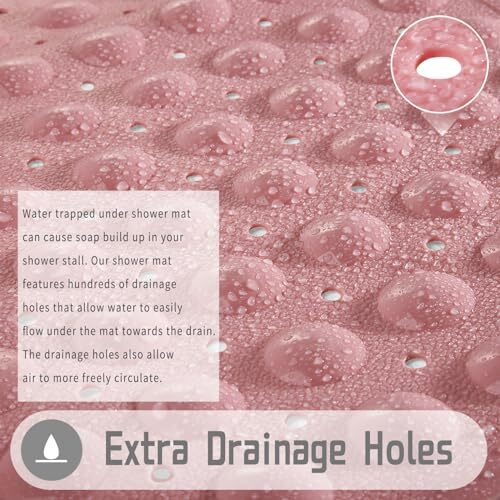Yimobra Shower Stall Mat Non Slip, 21x21 Inch, Soft Assorted Sizes , Colors - Picture 34 of 78