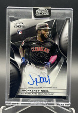 Jhonkensy Noel 2025 Topps Chrome Black Rookie Auto RC Cleveland Guardians BD4