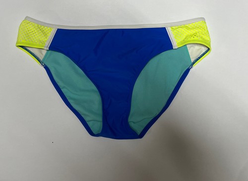 Parte inferior de bikini hipster XL, Xhilaration azul amarillo ropa de baño para mujer - Imagen 11 de 24