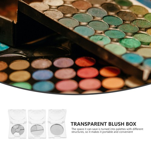 2 PCS Blush Box Mini Eyeshadow Pan Refillable Container Child Travel - 第 4/12 張圖片