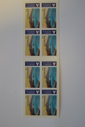 Vignette Emergency Stamp Switzerland Swiss Post 1998 TM/H4 Italy Tourist Booklet - Picture 6 of 7