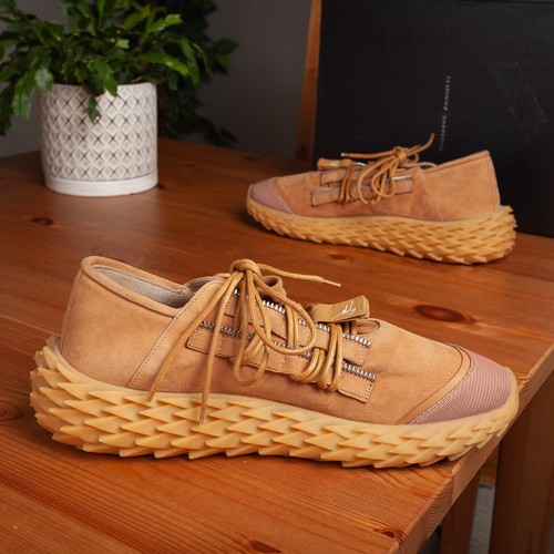 Giuseppe Zanotti Urchin Camel Low Sneakers Size 44 EU (11 US) - Picture 4 of 11