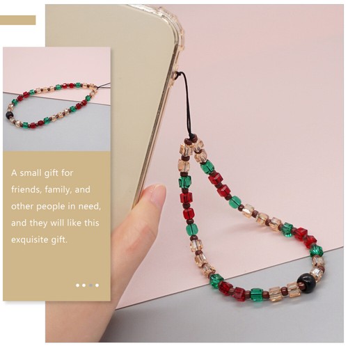 Crystal Beaded Mobile Phone Rope Wrist Lanyard Charm Strap Charms - Zdjęcie 4 z 12
