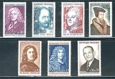 France -  MNH Famous Frenchmen.............31J................P-917