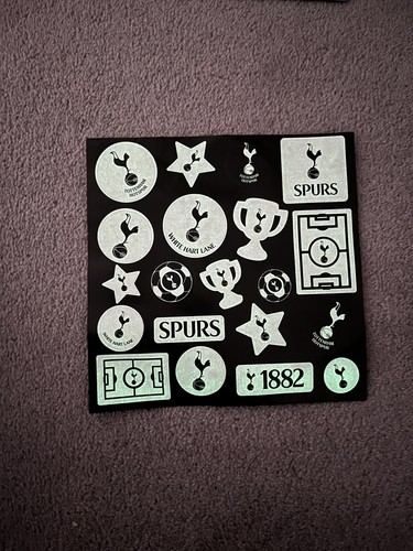 Official Tottenham Hotspur FC Spurs 20 Glow In The Dark Stickers - Picture 3 of 3