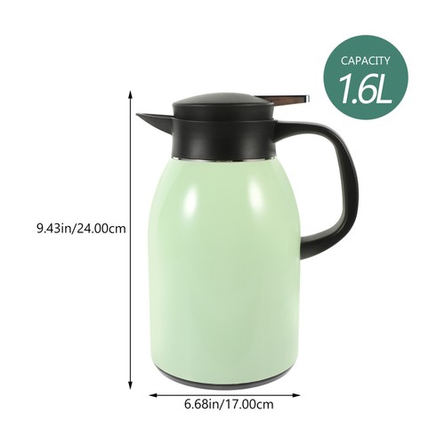 Officiel Insulated Water Bottle Office Jug with Handle Large Capacity Kettle
