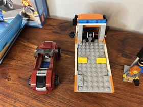 LEGO Retired 60017 City Flatbed Truck 100% Complete with Box and Manuals 