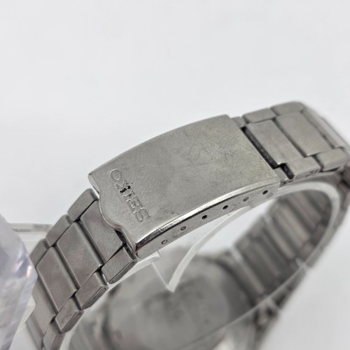 Vintage 80s Seiko 5 Automatic 6309-8230 37mm Day/Date Stainless Running - Picture 6 of 9
