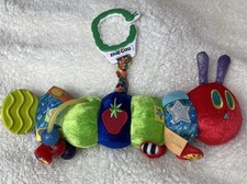 Eric Carle very hungry caterpillar Toy teether crinkle Taggy activity plush 12  