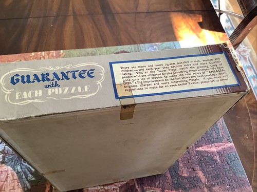 Ambassador 1950s vintage 800 piece jigsaw puzzle "Treasure" Complete Tower Press - Picture 9 of 9