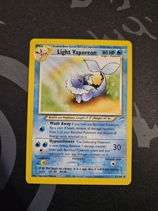 Light Vaporeon 52/105 Neo Destiny Unlimited Regular Uncommon NM