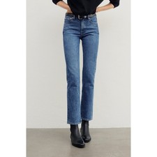AYR The Lala Jeans Women's 30S True Story Straight Leg Denim Made in LA