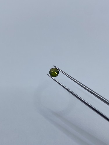 0.22ct Natural Loose Diamond Round Cut Treated Greenish Yellow SI1 Quality 3.8mm - Picture 2 of 12