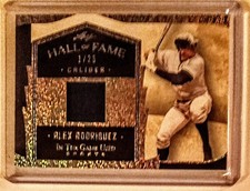 2022 Leaf in the Game Used Sports Hall of Fame Caliber Alex Rodriguez #HC-01 /25