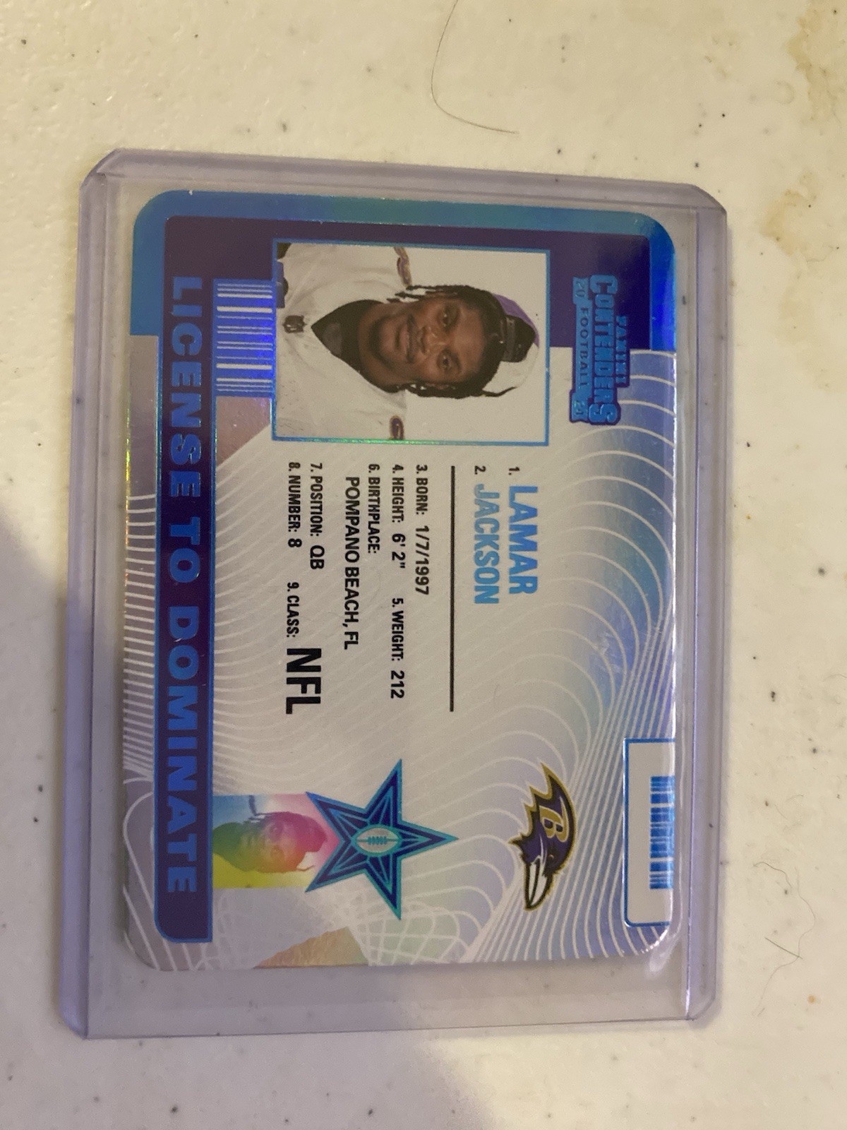 10枚限定 Contenders Optic ラマー・ジャクソン PSA 8 2022 Panini Contenders Optic Lamar Jackson #XO-10 for sale