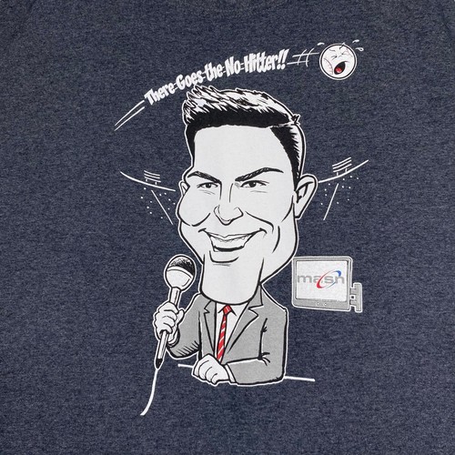CAMISETA MASH SPORTS NO HITTER. Bob carpintero de algodón HD grande para hombre - Imagen 6 de 8