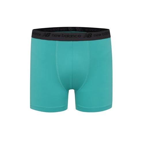 Boys' 3.5" Underwear, Performance Large Midnight Violet/Ice/Airy Teal/Black - Picture 4 of 6