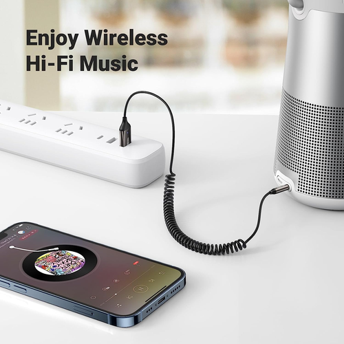 UGREEN Aux to Bluetooth 5.4 Adapter 3.5Mm Bluetooth Receiver for Car USB 2.0 to - Picture 7 of 12