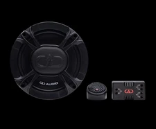 DD AUDIO E-C6.5B 6.5" 125W CAR COMPONENT SPEAKERS CROSSOVERS SOFT TWEETERS NEW