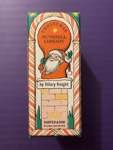 Christmas Nutshell Library by Hilary Knight (1963) 4 Books w/Jackets & Slipcase - Picture 3 of 6