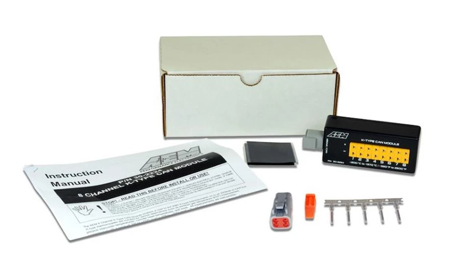 AEM 30-2224 8-Channel K-Type EGT CAN Module Features: 8 K-Type Thermocouple Inpu - Image 3 of 4