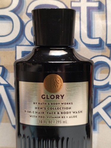 Bath & Body Works Glory Men's 3 in 1 Face Hair & Body Wash 10 oz New - Picture 2 of 2
