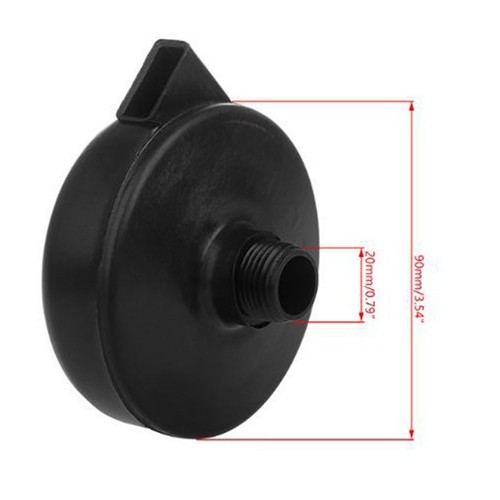Filter Silencer Accessories 20mm Black Male Threaded Piston Compreesor - Picture 11 of 12