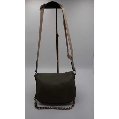 Michael Kors Slater Crossbody, Pebble Leather, Army Green, 86-03 - Picture 8 of 13