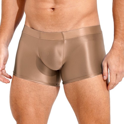 Mens Glossy Boxer Briefs Stretchy Low Rise Bulge Pouch Trunks Underwear Swimwear - Bild 86 von 105