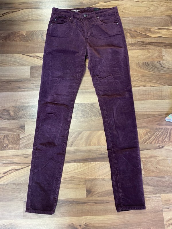 Adriano Goldschmied The Farrah Skinny Wine Pants 27R “”