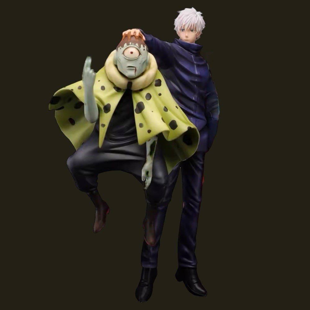 Satoru Gojo vs Jogo Statue – Jujutsu Kaisen Figure – 22 cm(8inch)