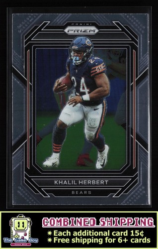 2022 Panini Prizm 52 Khalil Herbert Chicago Bears eBay
