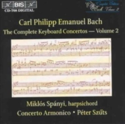 C.P.E. BACH/SPANYI/SZUTS: KEYBOARD CONCERTOS 2 - CD