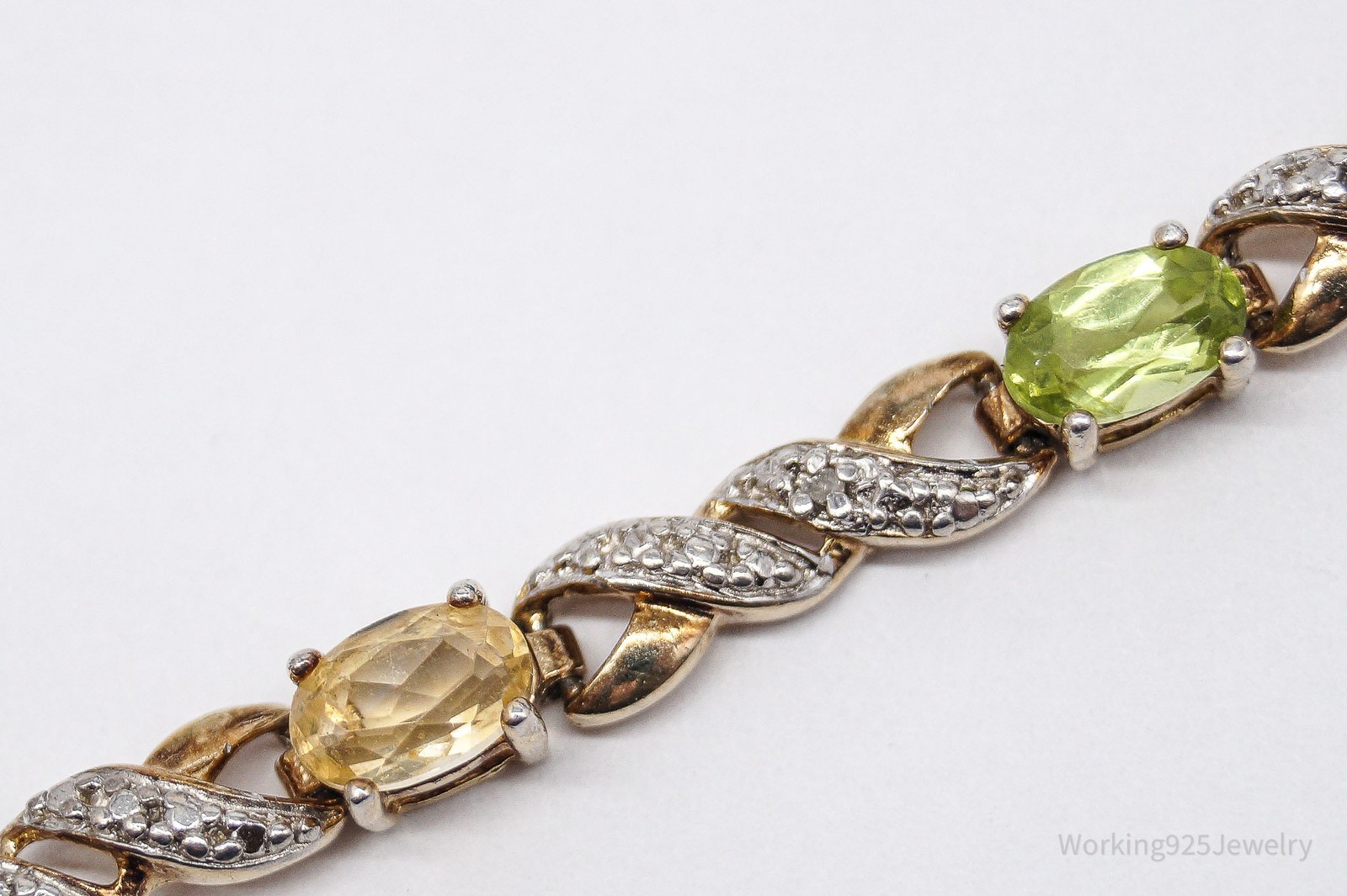 Vintage Designer Ross Simons Multi Gemstone Gold … - image 5