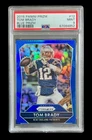 2015 panini prizm #12 tom brady; retail blue SP prizms PSA 9  **COLOR MATCH