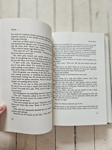 CARRIE By Stephen King 1974 First Edition Hardcover Dustjacket Very Good + Cond - Imagen 12 de 18