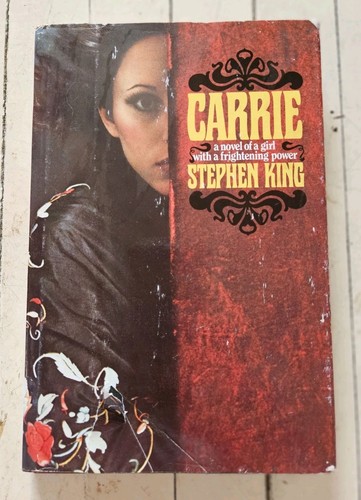 CARRIE By Stephen King 1974 First Edition Hardcover Dustjacket Very Good + Cond - Imagen 1 de 18