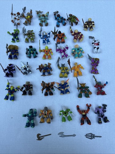 Vintage 1987 Battle Beasts Lot Of 34 Figures Hasbro weapons