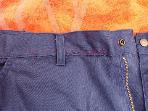 TWO PAIRS USED DICKIES REDHAWK NAVY WORK SHORTS 36W - Picture 5 of 5